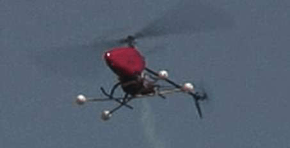 Autonomous Autorotation of an RC Helicopter